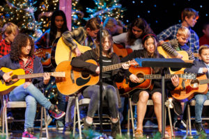 students guitar performance